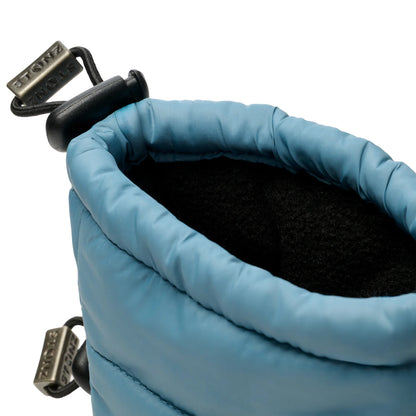 Baby Puffer Booties- Denim Blue