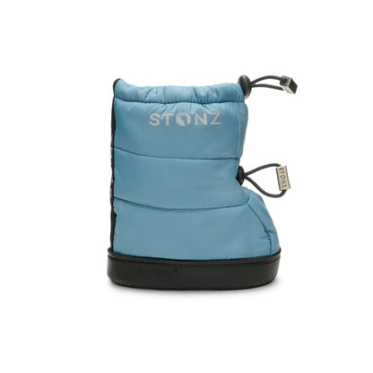 Toddler Puffer Booties- Denim Blue