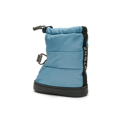 Toddler Puffer Booties- Denim Blue