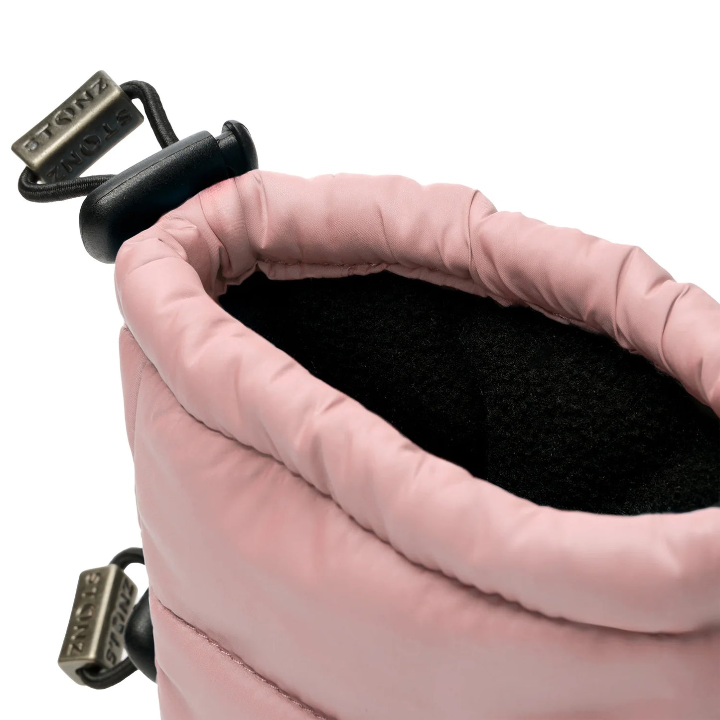 Baby Puffer Booties- Haze Pink