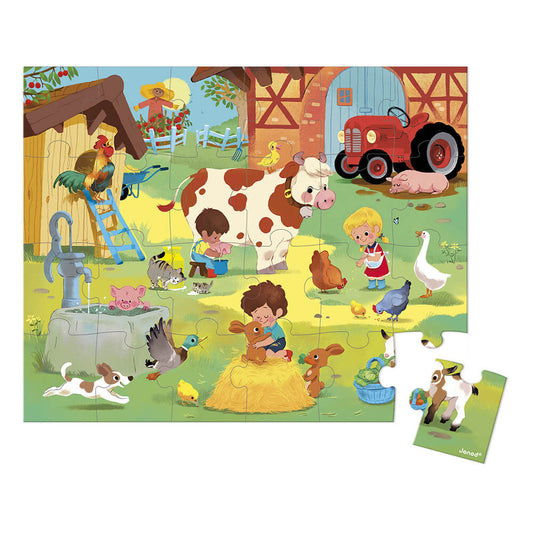 24pc. Day at the Farm Jigsaw Puzzle