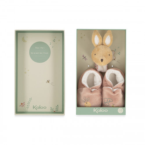 Rabbit Bell Bracelet & Slipper Gift Set