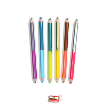 Silver Robot Jumbo Pencil Crayons