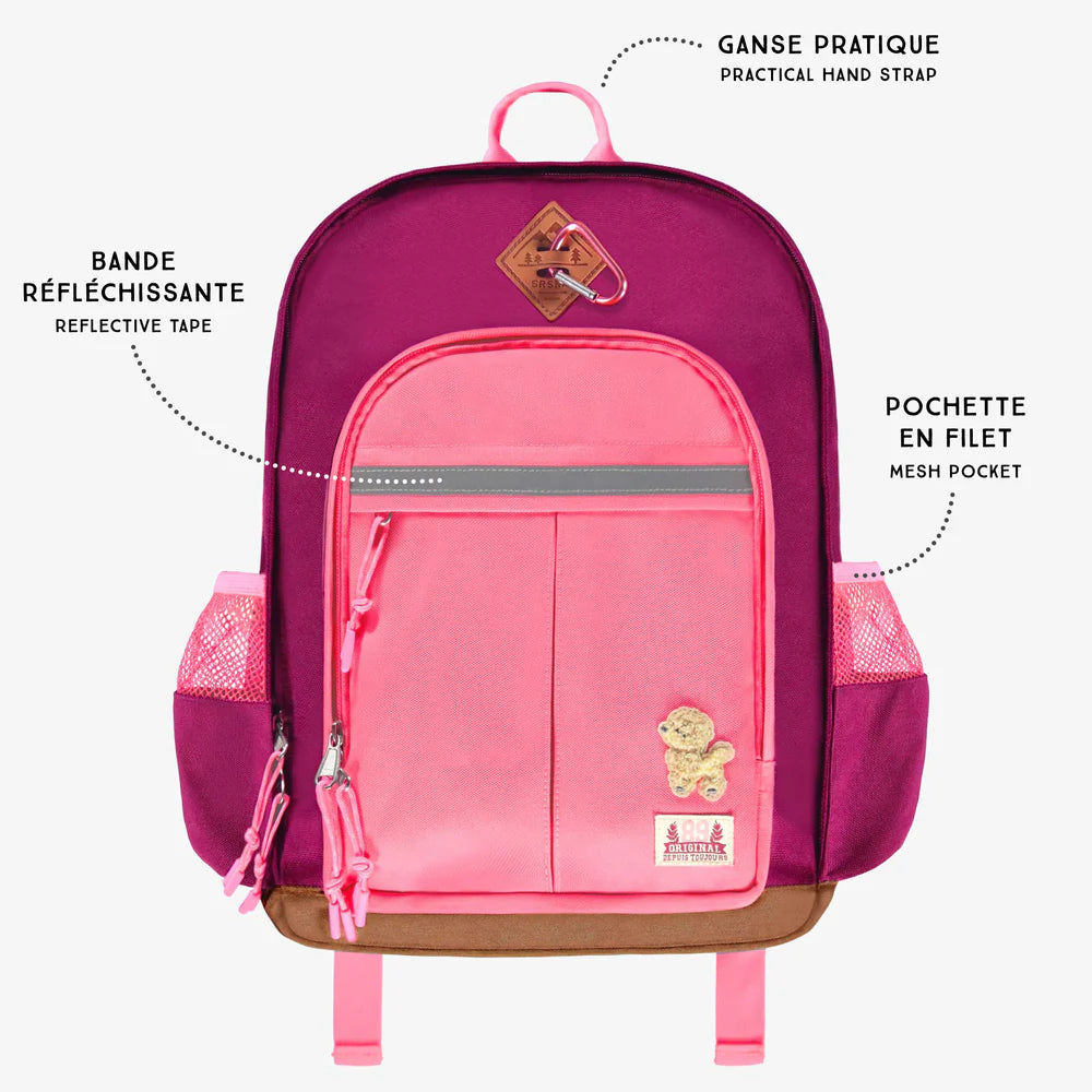Pink Poodle Backpack