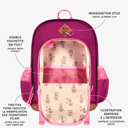 Pink Poodle Backpack
