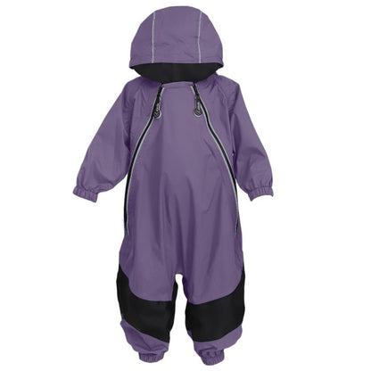 Fleece-Lined Rain Suit- Dark Lavender