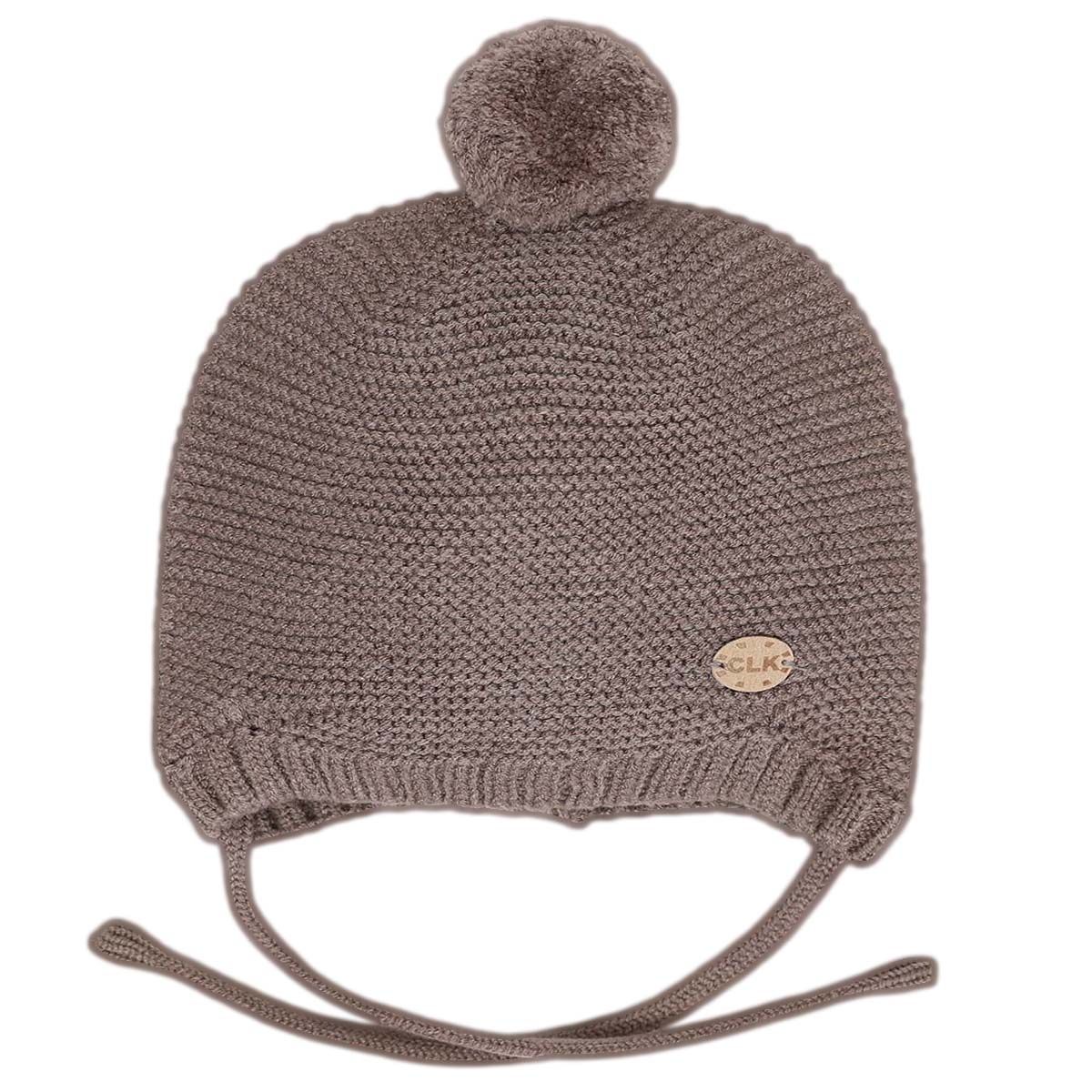 Knit Midseason Pom Beanie- Caribou