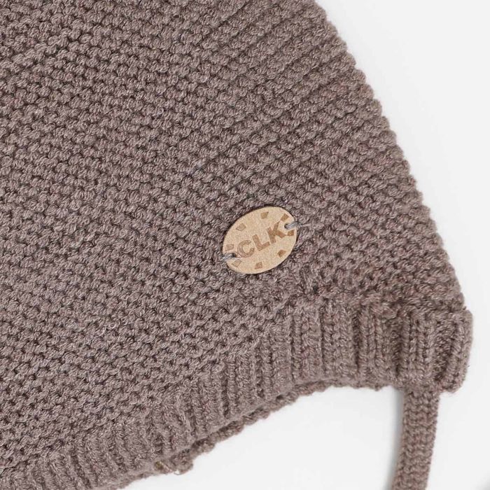 Knit Midseason Pom Beanie- Caribou