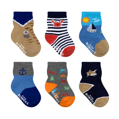 Let's Sail Away Socks 6pk.