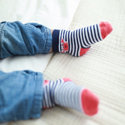 Let's Sail Away Socks 6pk.