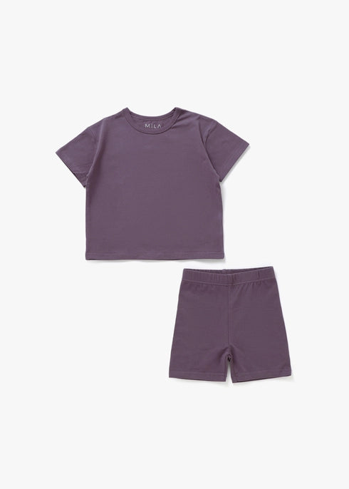 Organic Elderberry Tee & Shorts Play Set