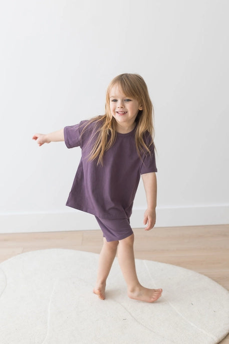 Organic Elderberry Tee & Shorts Play Set