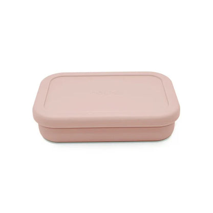 Divided Silicone Lunch Box- Soft Blush