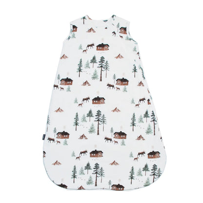 1.0 TOG Bamboo Sleep Bag- Moose on White