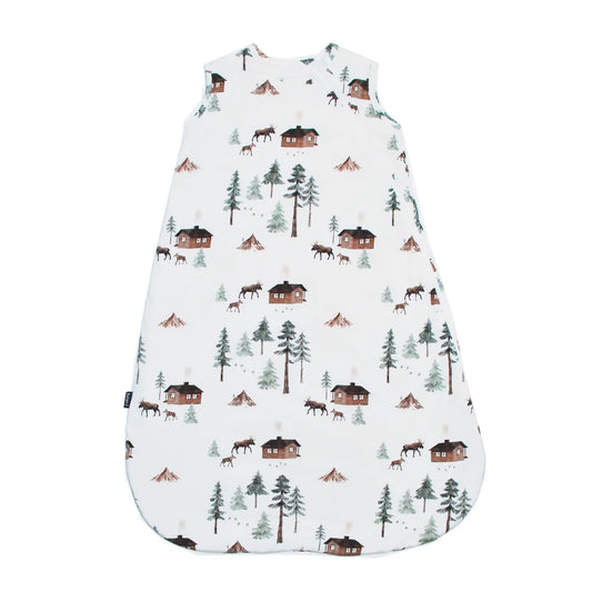 1.0 TOG Bamboo Sleep Bag- Moose on White