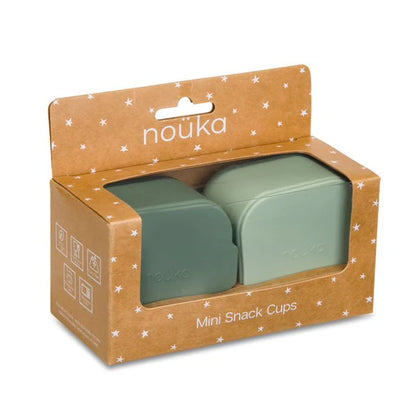 Silicone Mini Snack Containers- Leaf/Fern