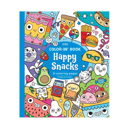 Happy Snacks Colouring Book