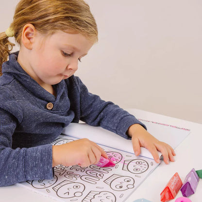 Happy Snacks Colouring Book