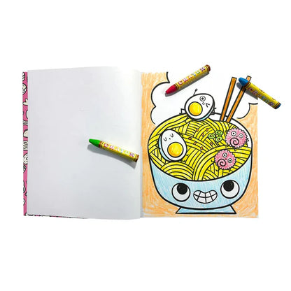 Happy Snacks Colouring Book