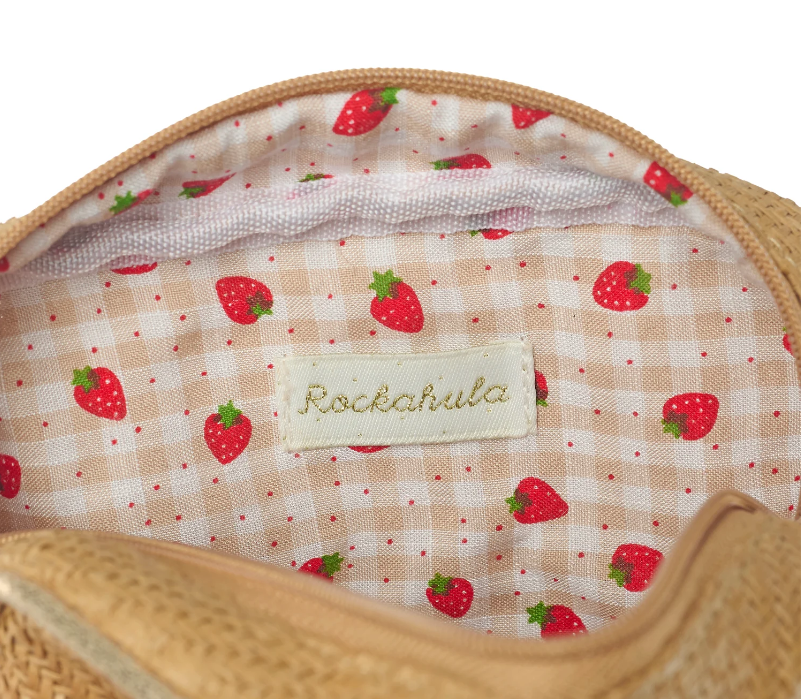 Strawberry Fields Raffia Bag