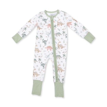 Convertible 2-Way Zipper Romper- Sweet Baby Dinos