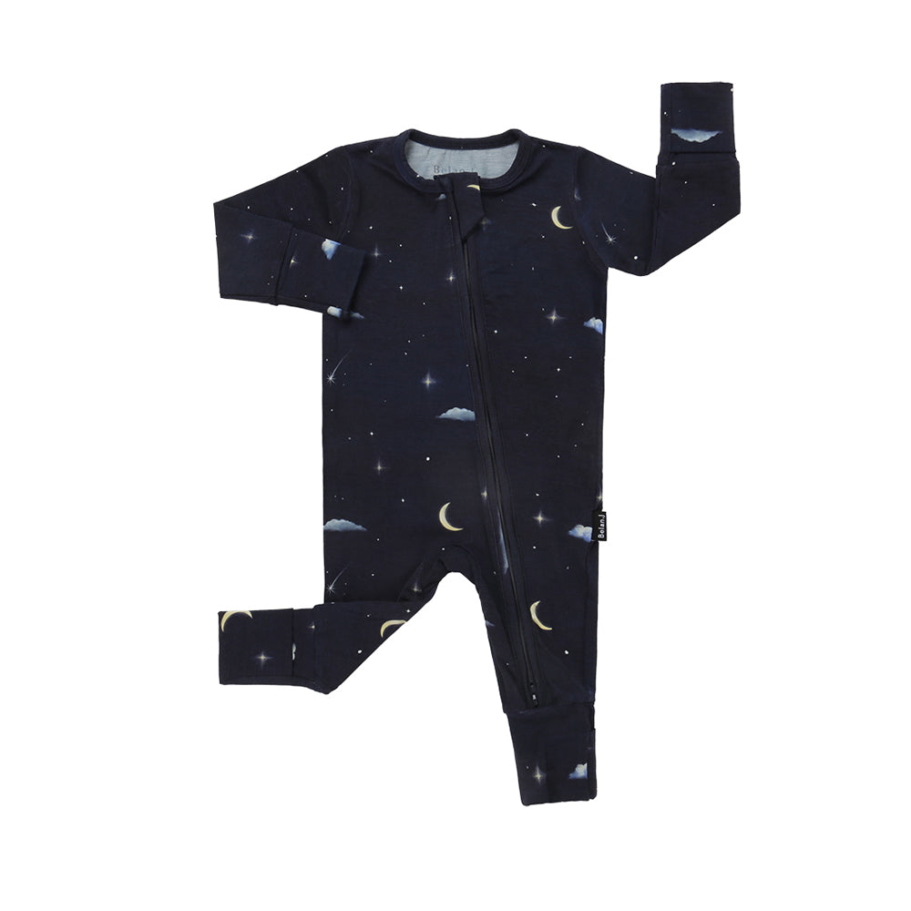Bamboo Footless Zipper Sleeper- Sweet Dreams
