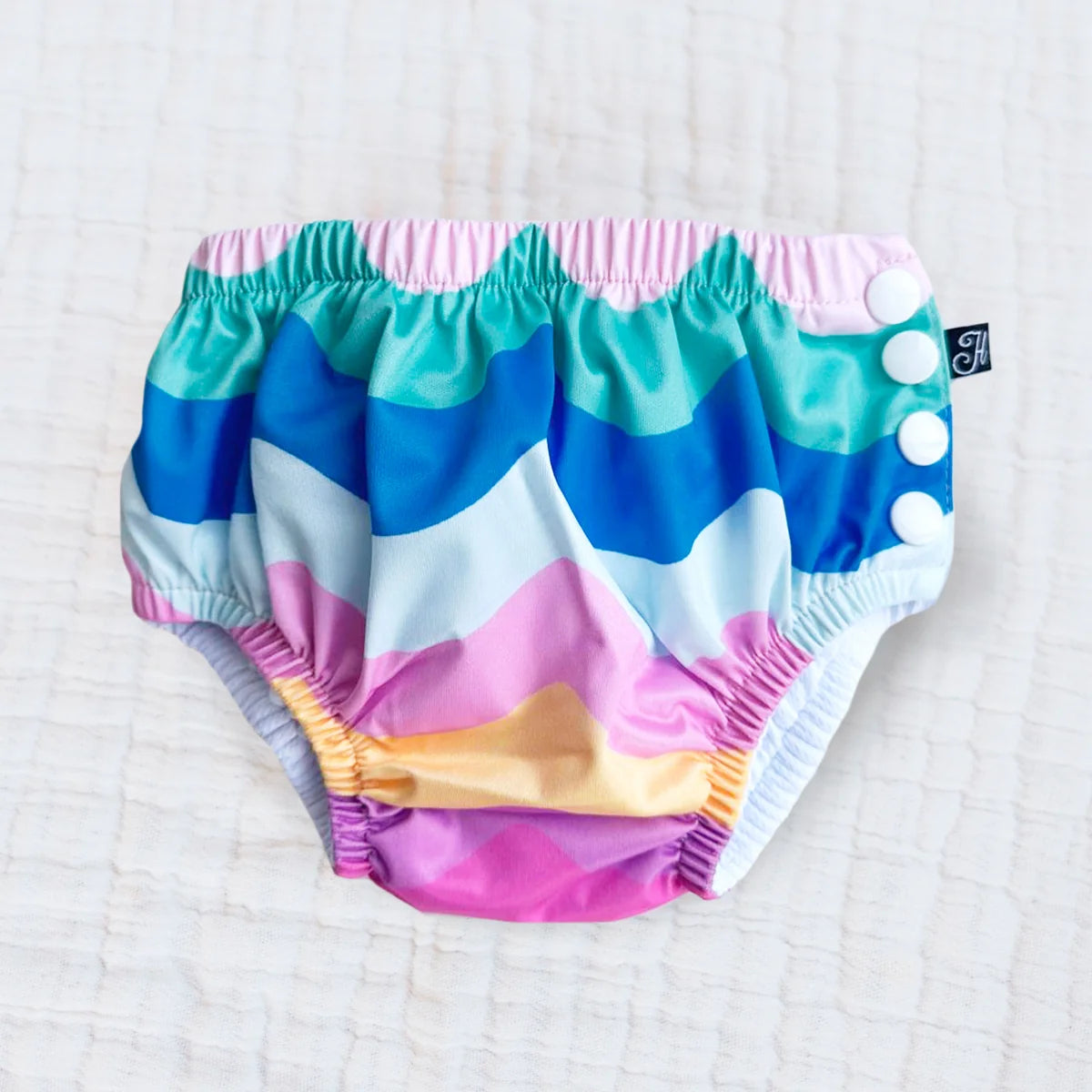 Reusable Swim Diaper- Hue-nami