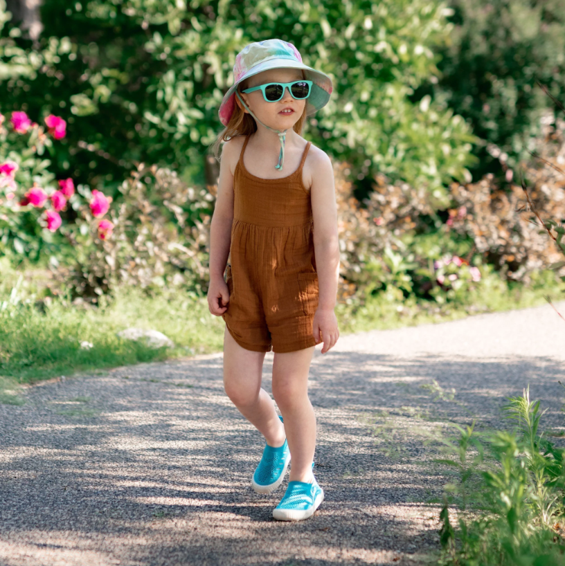 Teal Breeze Knit Slip-On Shoes