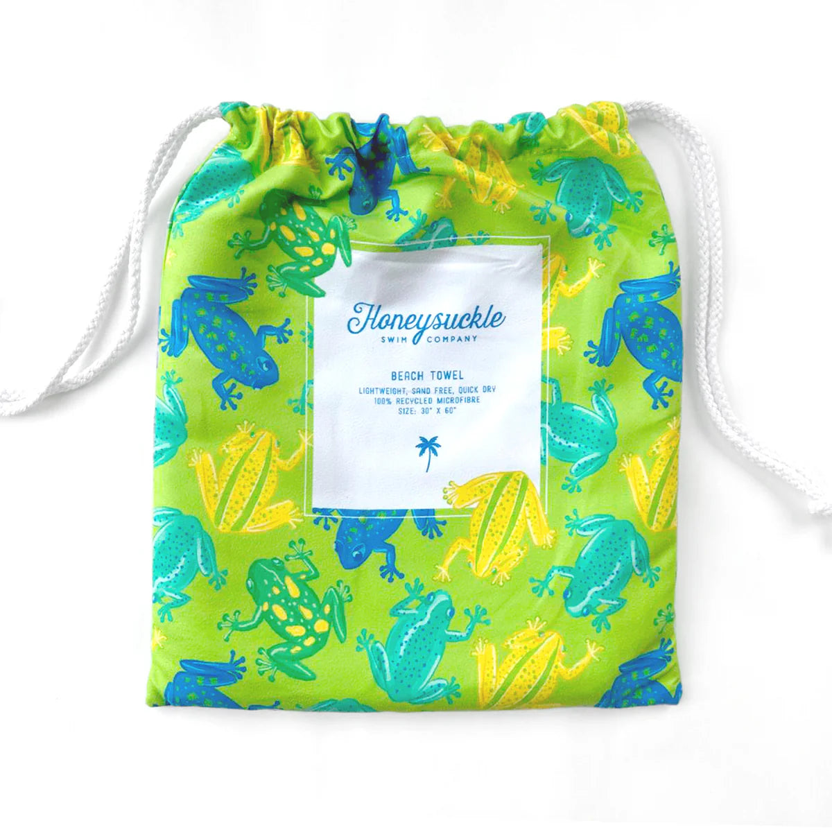 Beach Towel- Toadally Bright