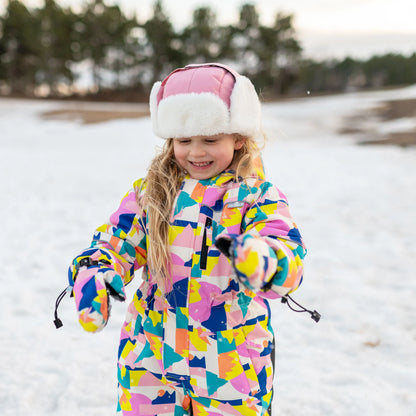 Toasty-Dry Trapper Hat- Dusty Pink