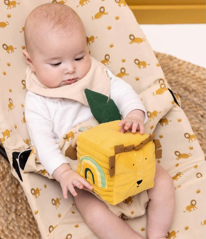 Plush Activity Cube- Mr. Lion