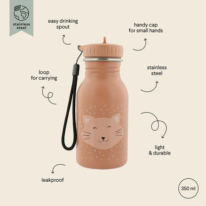 Stainless Steel 350ml Water Bottle- Mrs. Cat