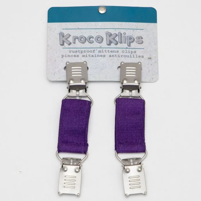 Kroko Mitten Clips- Purple