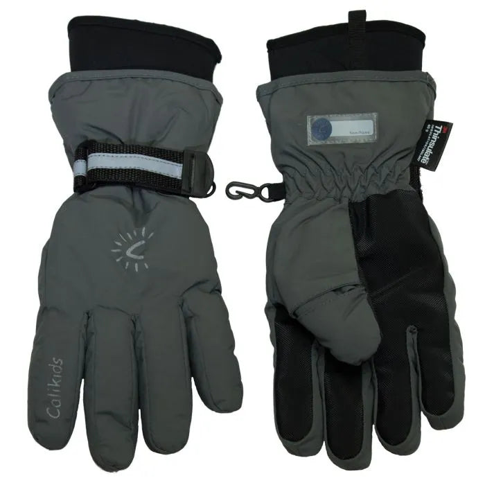 Neoprene Cuff Winter Gloves- Charcoal