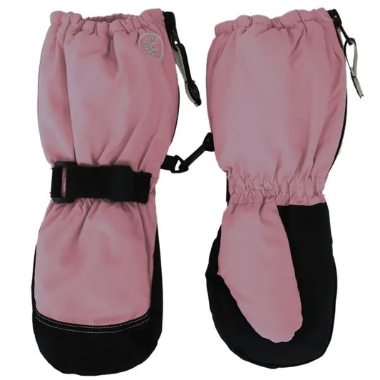 Long Cuff Winter Mitts- Pink Lilac