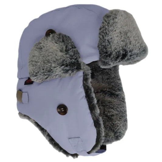 Puffer Trapper Hat- Lavender