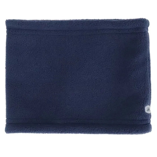Double-Layer Fleece Tube Neckwarmer- Denim Blue