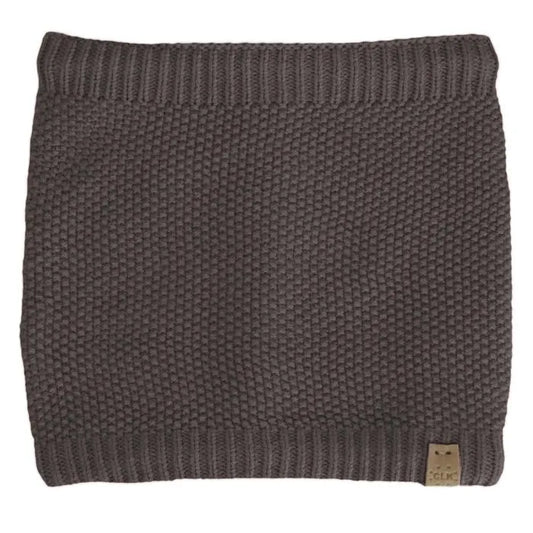 Plush-Lined Toddler Knit Neckwarmer- Morel