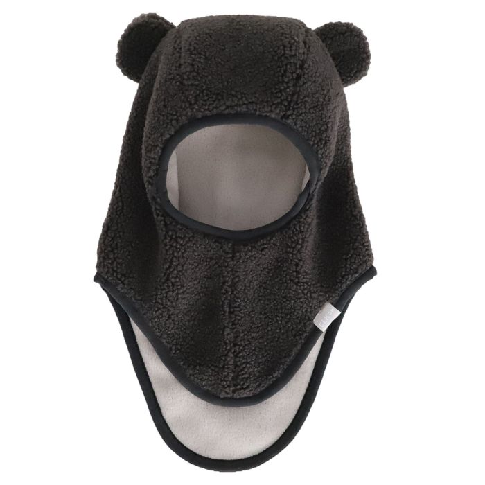 Toddler Teddy Balaclava- Black Ink