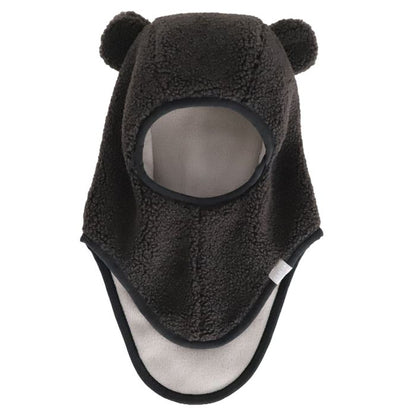 Toddler Teddy Balaclava- Black Ink
