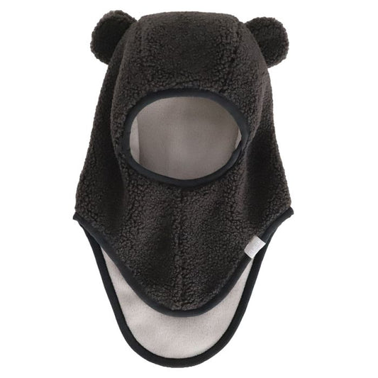 Toddler Teddy Balaclava- Black Ink