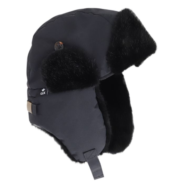 Winter Aviator Hat- Black
