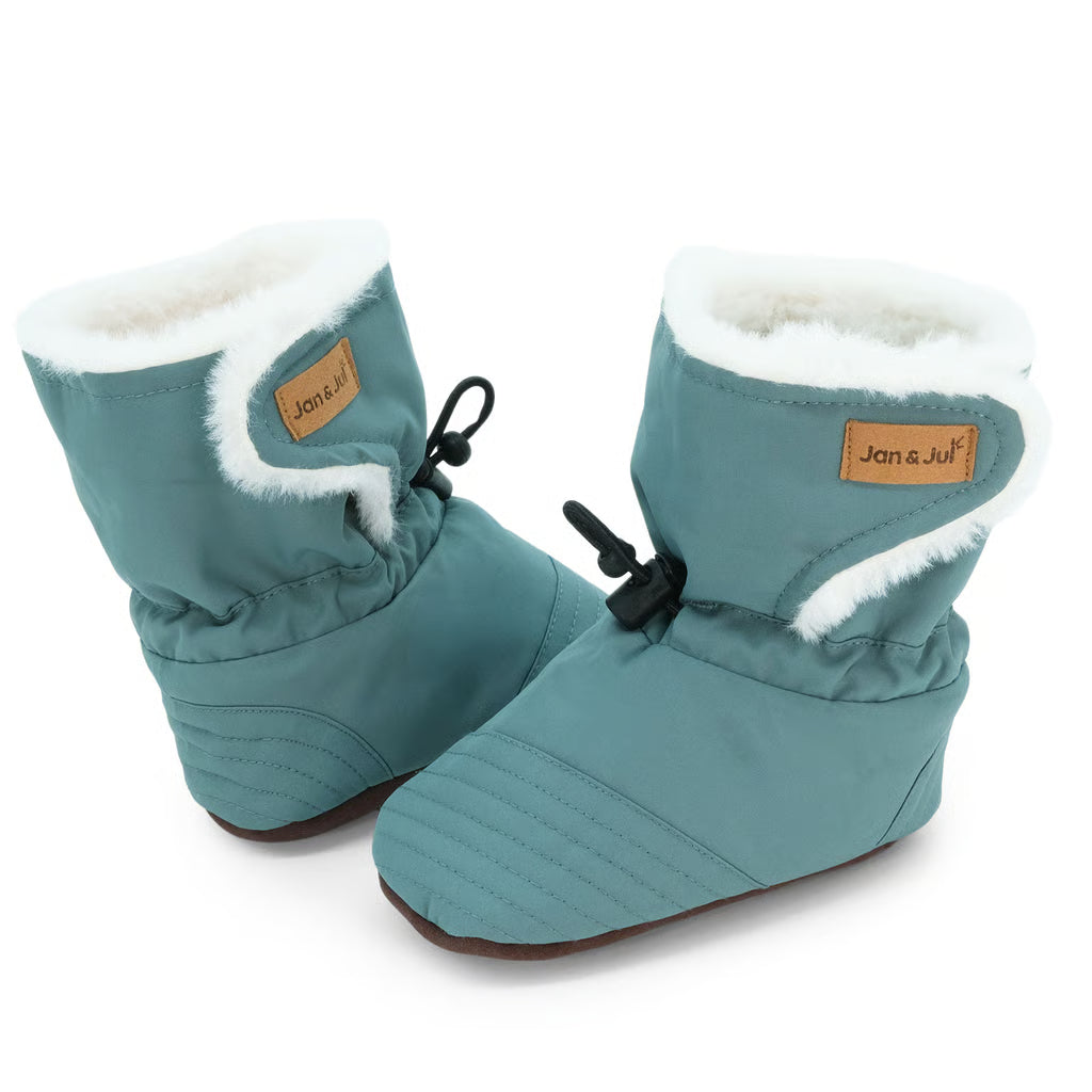 Stay-Put Winter Booties- Dark Spruce
