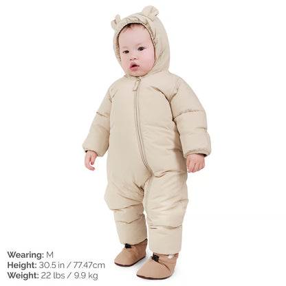 Toasty-Dry 1pc. Baby Snowsuit- Oat