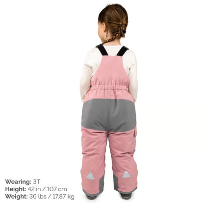 Toasty-Dry Snow Bib Pants- Dusty Pink