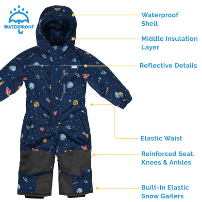 Toasty-Dry 1pc. Kids Snowsuit- Trailblazers