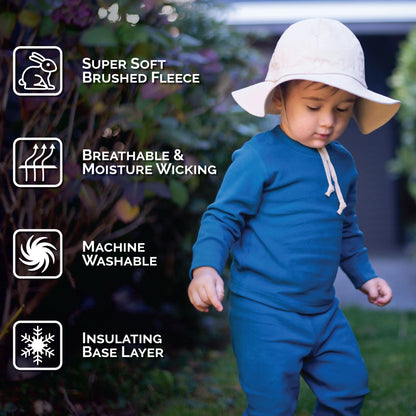 Thermal Baselayer Set- Deep Blue