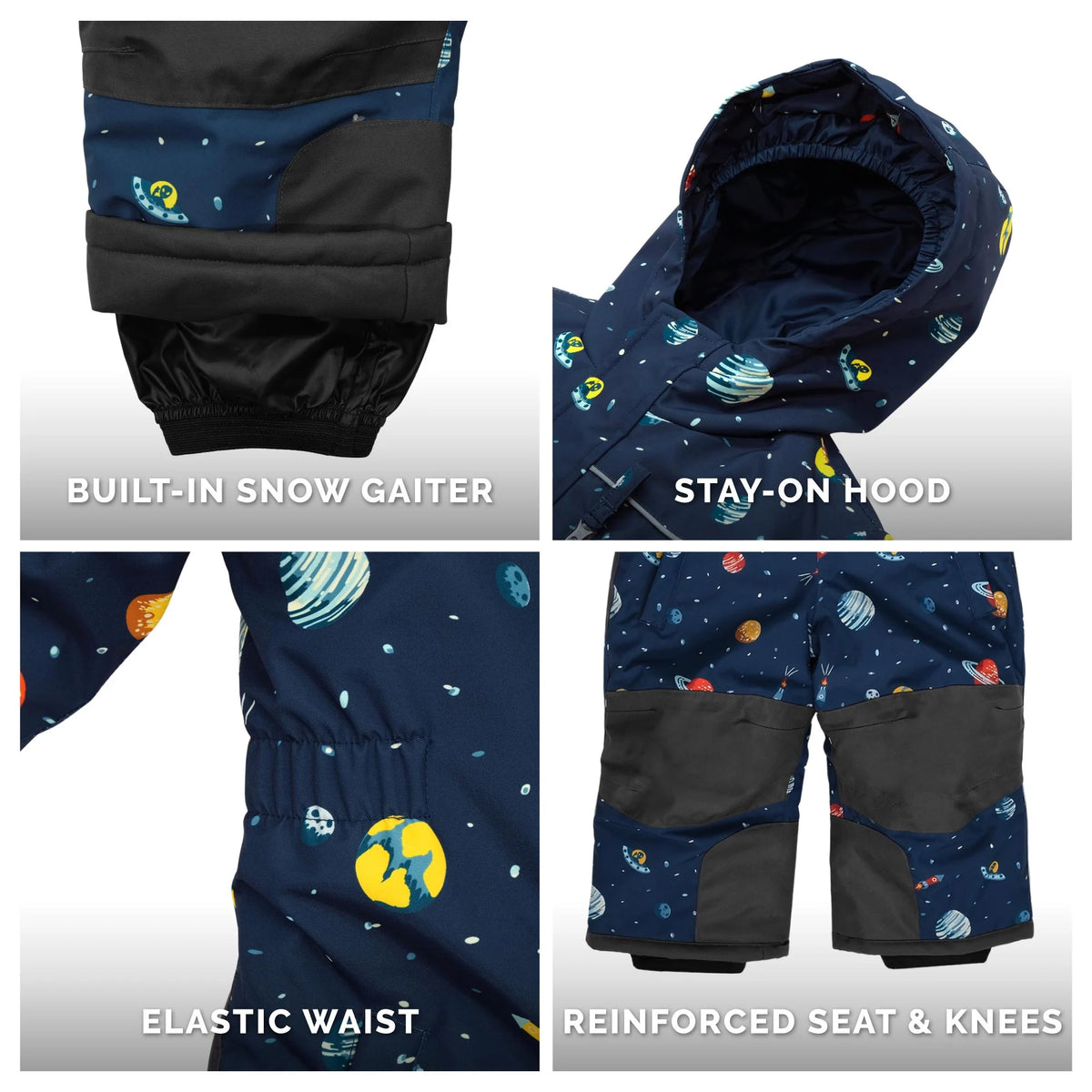 Toasty-Dry 1pc. Kids Snowsuit- Trailblazers