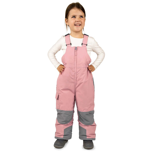 Toasty-Dry Snow Bib Pants- Dusty Pink