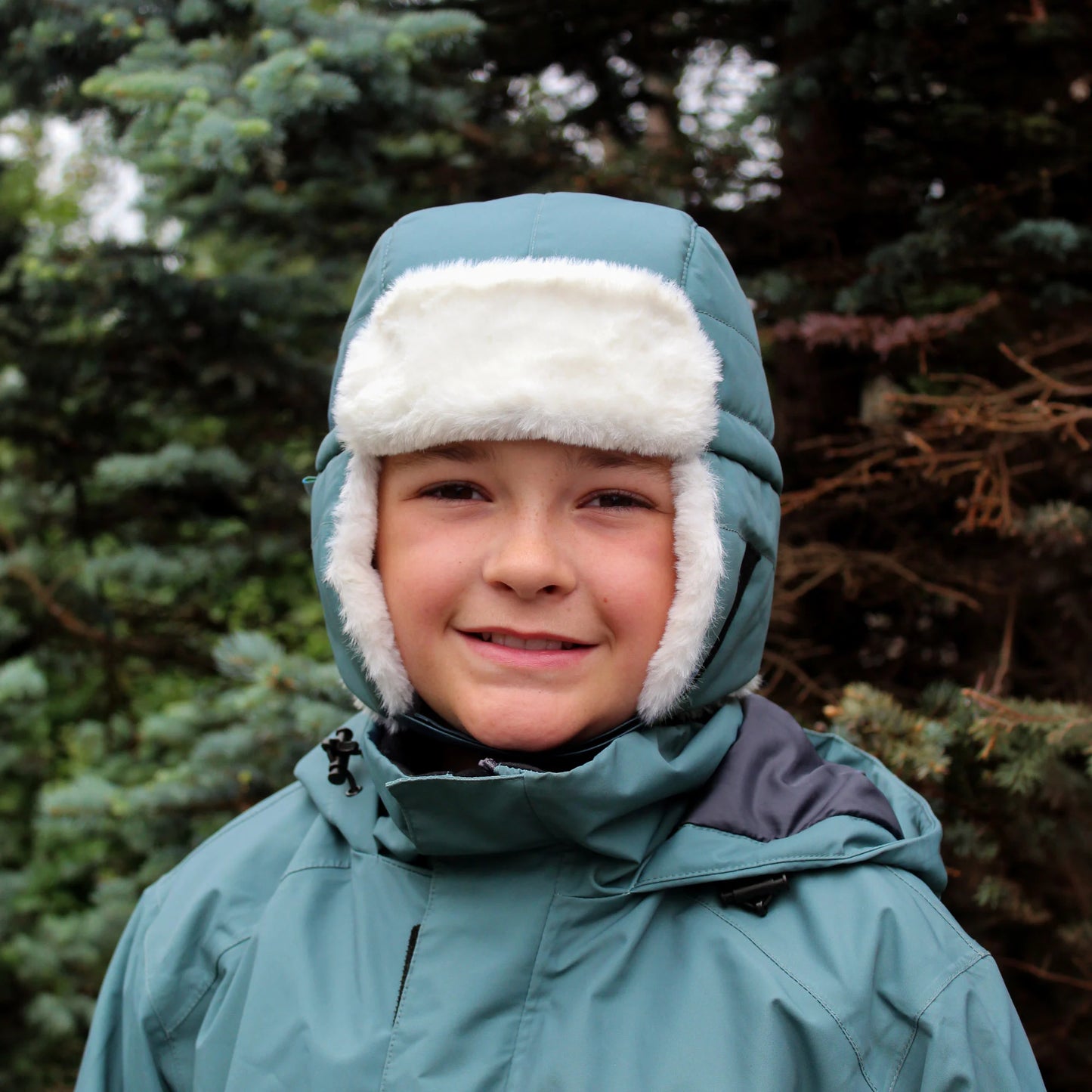 Toasty-Dry Trapper Hat- Dark Spruce